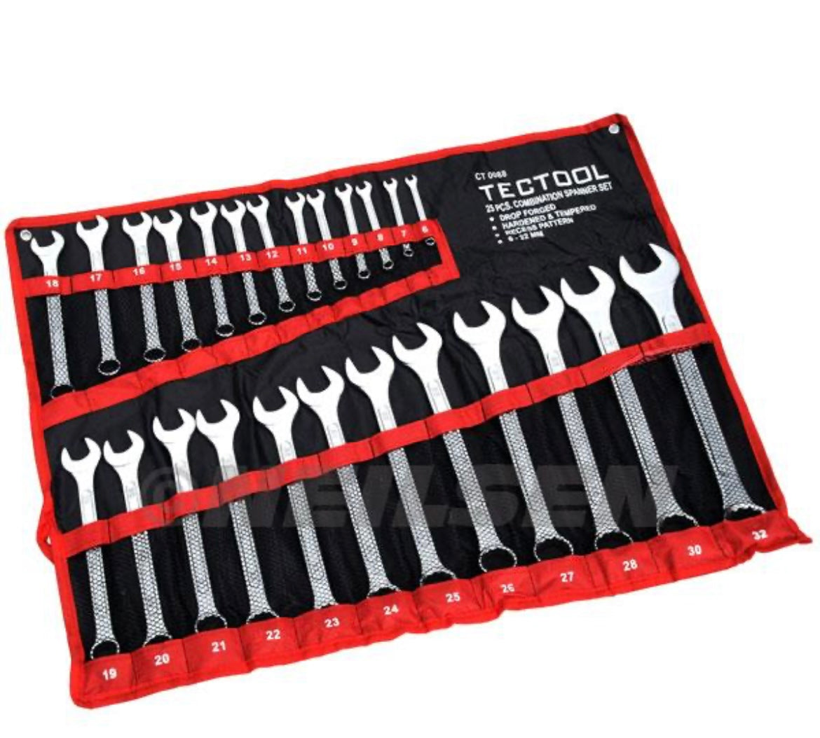 Spanner Set Drop Forged 25pcs Set In Wallet