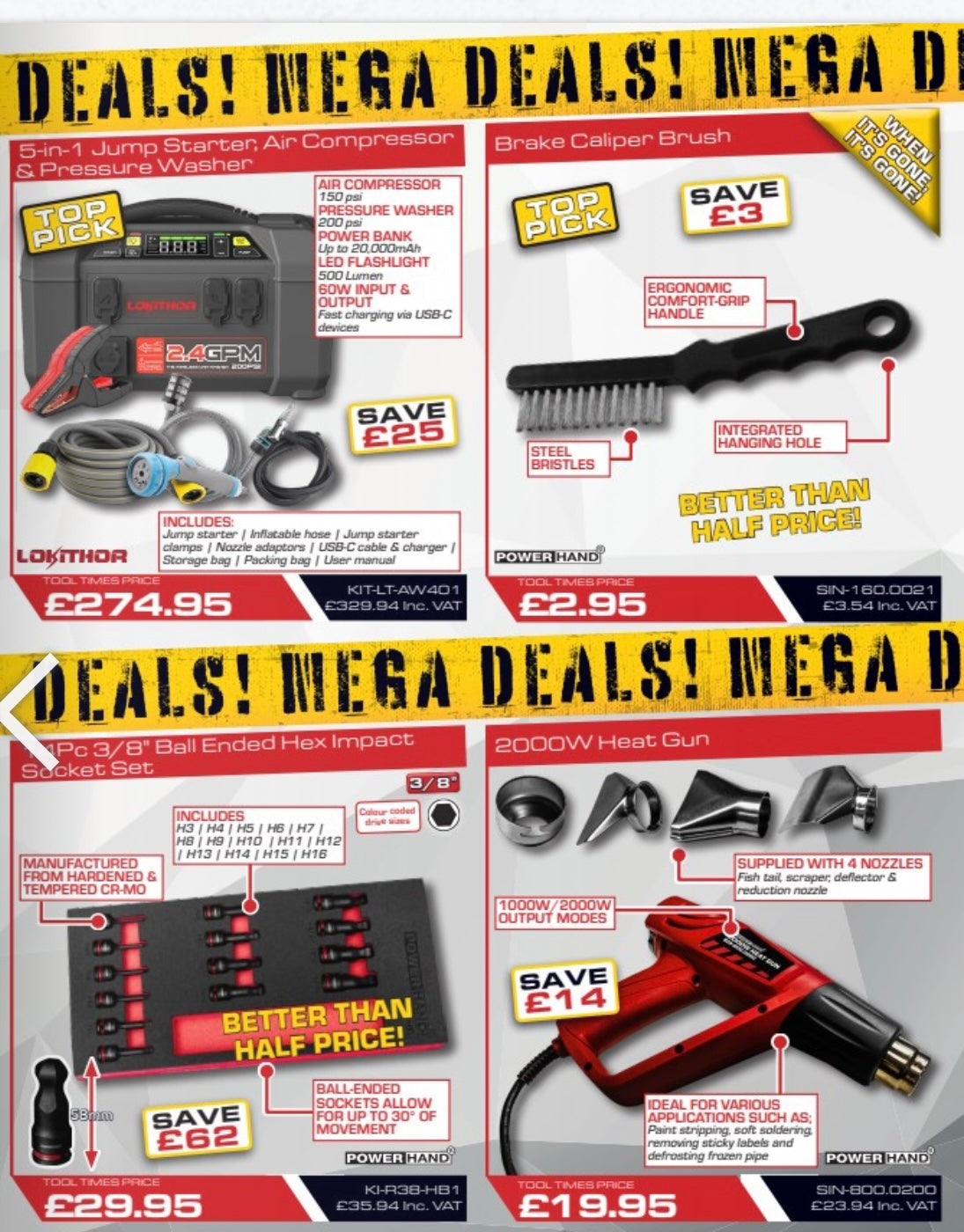 THIS MONTHS FLYER- VIEW THE PAGES AND MESSAGE US TO ORDER
