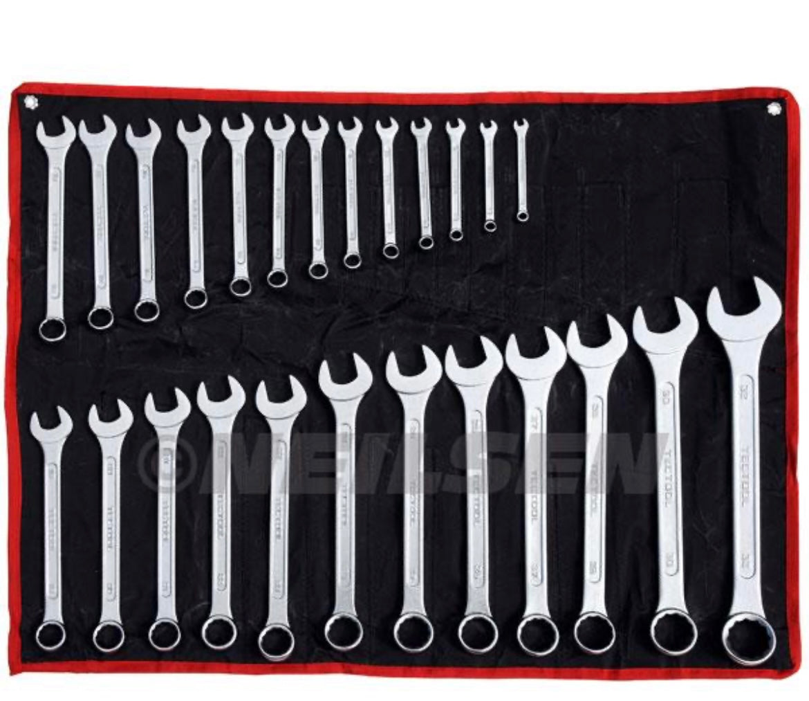 Spanner Set Drop Forged 25pcs Set In Wallet