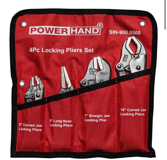 POWERHAND 4PC LOCKING PLIERS SET