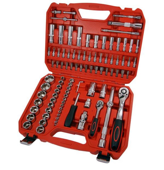 Socket Set - 94 Piece - 1/4 - 1/2 Inch Drive + Accessories